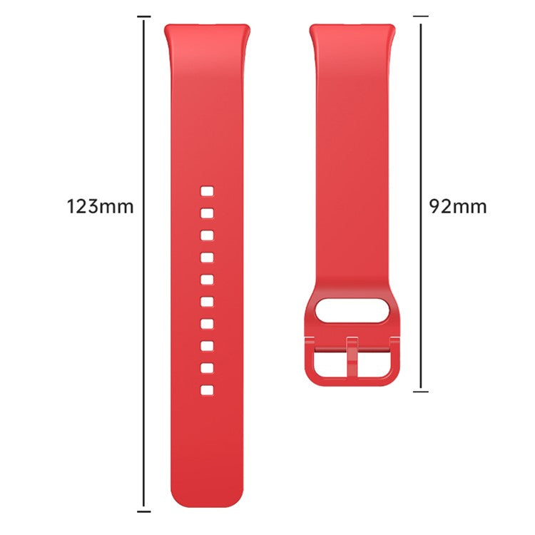 For Samsung Galaxy Fit3 Watch Band Soft Silicone Strap Replacement - Orange