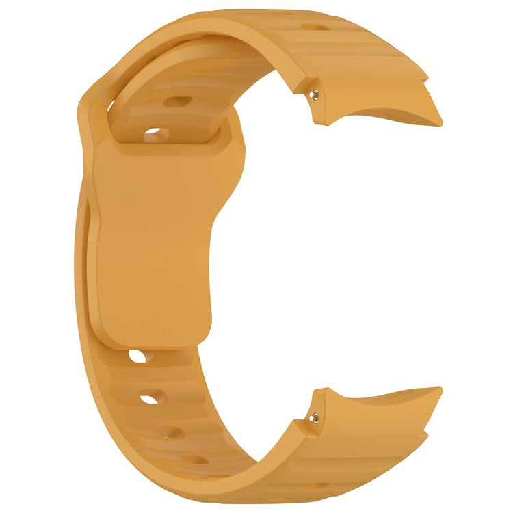 For Samsung Galaxy Watch FE 40mm / Watch4 / Watch 5 / Watch 5 Pro / Watch6 Silicone Sport Bands Replacement Wristband - Yellow