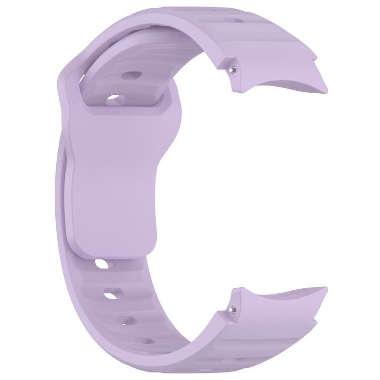 For Samsung Galaxy Watch FE 40mm / Watch4 / Watch 5 / Watch 5 Pro / Watch6 Silicone Sport Bands Replacement Wristband - Purple