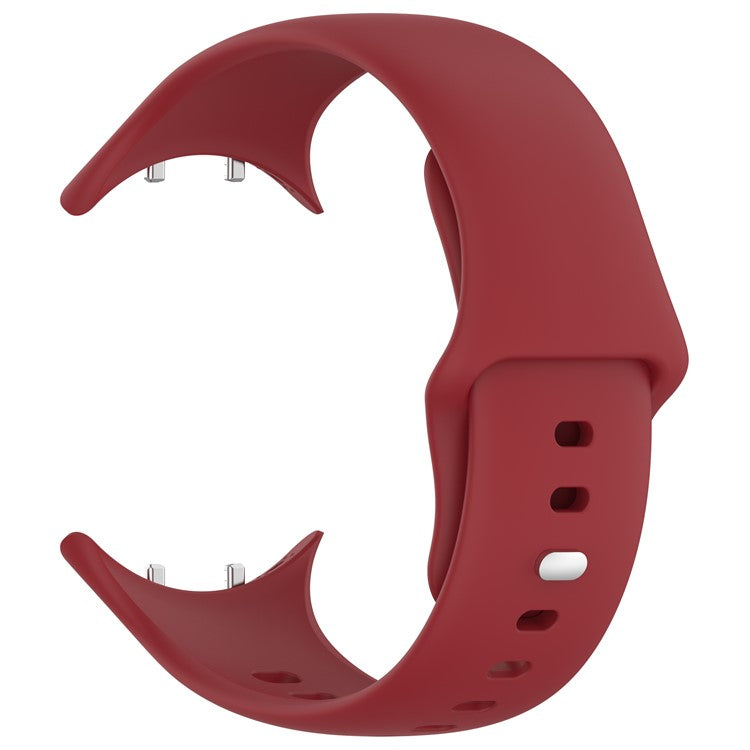 For vivo Watch 3 Silicone Watch Band Adjustable Wrist Strap Replacement - Red