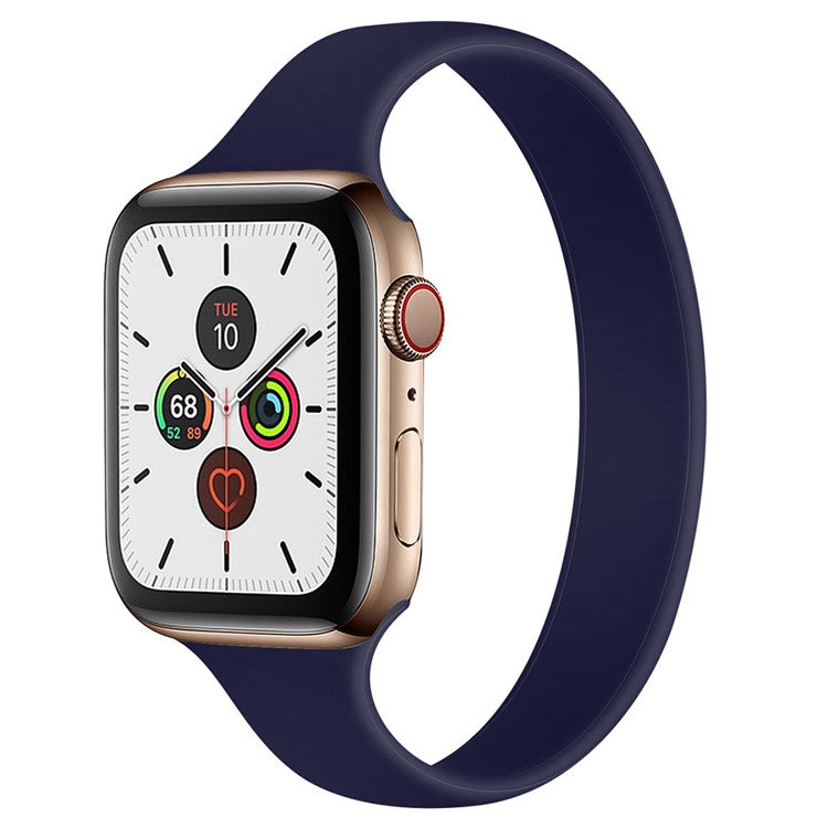 Size L for Apple Watch 10 46mm / Ultra 2 / Ultra 49mm / 9 8 7 45mm / SE (2023) SE (2022) SE 6 5 4 44mm / 3 2 1 42mm Silicone Watch Band - Sapphire