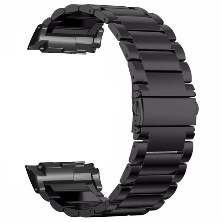 For Huawei Watch D High Hardness Stainless Steel Watch Strap Band with Buckle - Black