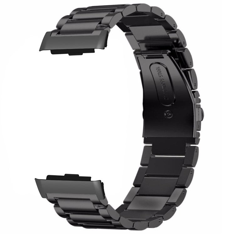 For Huawei Watch D High Hardness Stainless Steel Watch Strap Band with Buckle - Black