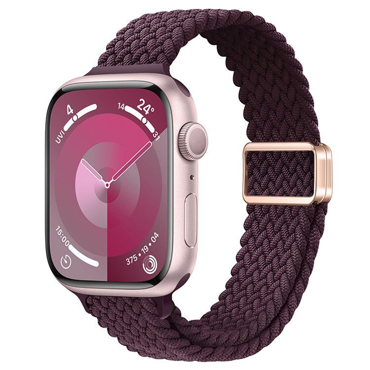 Watch Strap for Apple Watch Series 10 42mm / 9 8 7 41mm / SE (2023) SE (2022) SE 6 5 4 40mm / 3 2 1 38mm Watch Band with Magnetic Buckle - Crimson Cherry