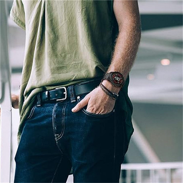 KALEBOL KLB-YZBXG-001 For Garmin Fenix 7 / 7 Pro Stainless Steel Watch Band QuickFit 22mm Replacement Watch Strap - Rose Gold