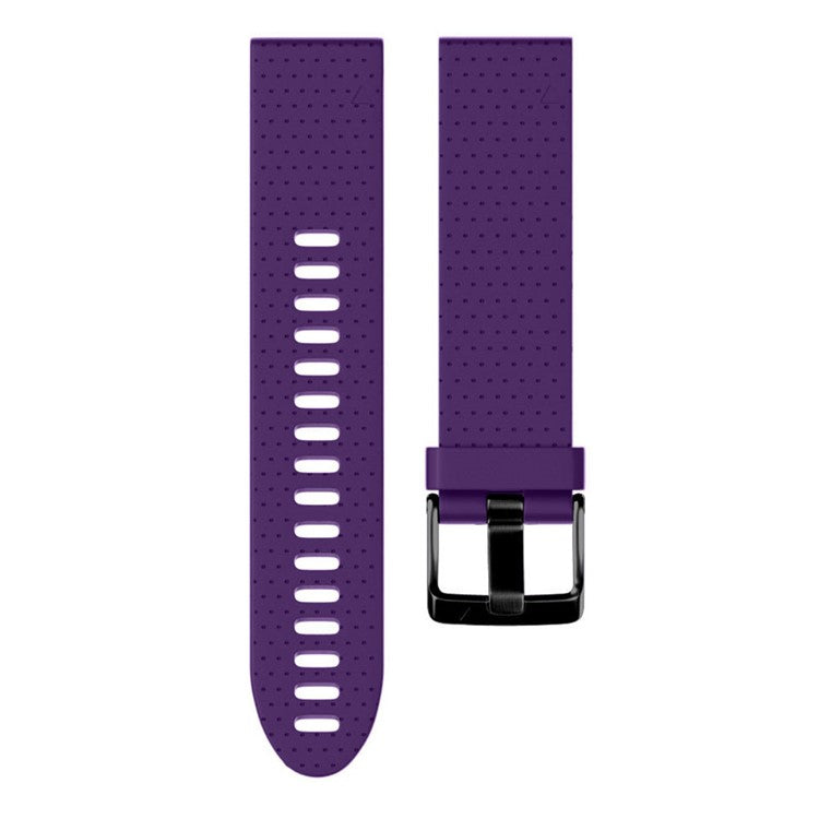 KALEBOL KLB-YDGJ-001 For Garmin Fenix 7S / Fenix 7S Pro Watch Strap 20mm Dot Texture Silicone Watchbands - Purple