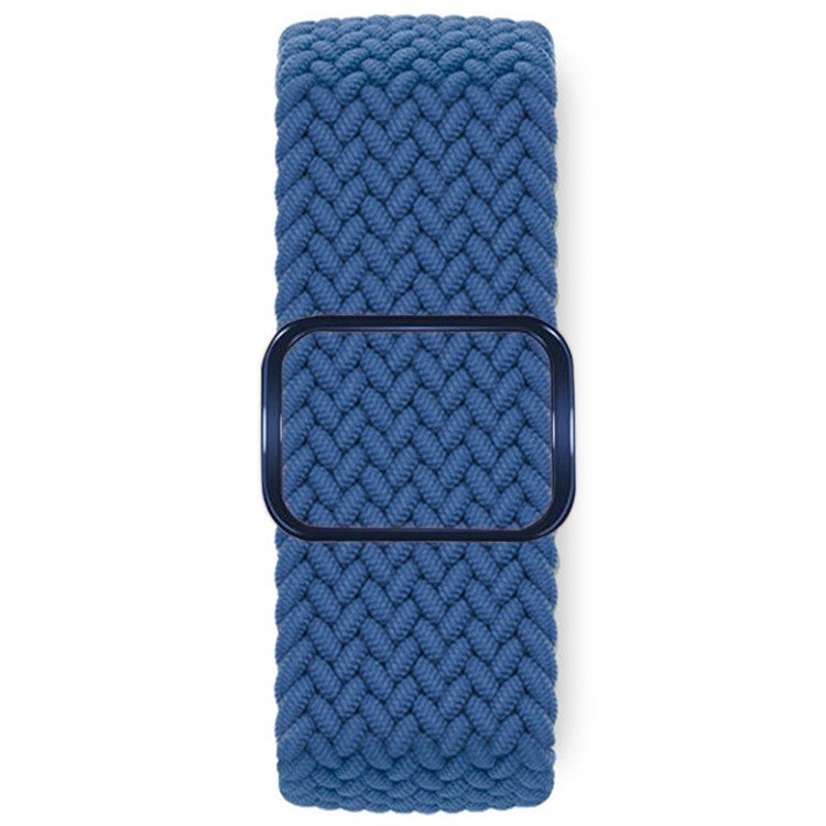 KALEBOL For Apple Watch 10 46mm / Ultra 2 / Ultra 49mm / 9 8 7 45mm / SE (2023) SE (2022) SE 6 5 4 44mm / 3 2 1 42mm Nylon Braided Watch Strap - Sea Blue