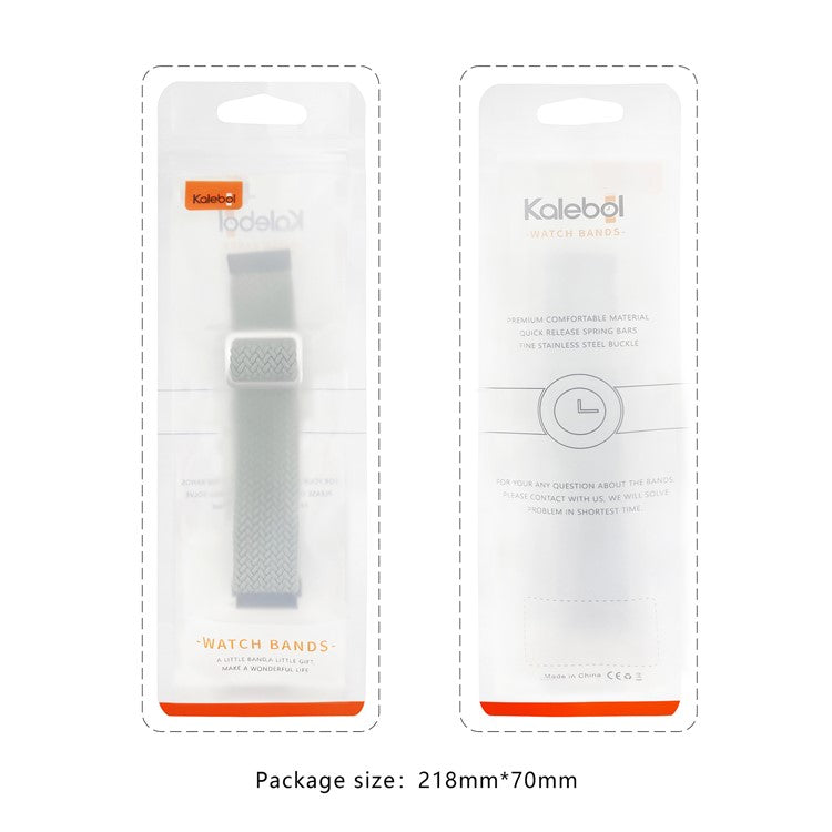 KALEBOL Watch Band For Apple Watch Series 10 42mm / 9 8 7 41mm / SE (2023) SE (2022) SE 6 5 4 40mm / 3 2 1 38mm Nylon Strap - Wine Red