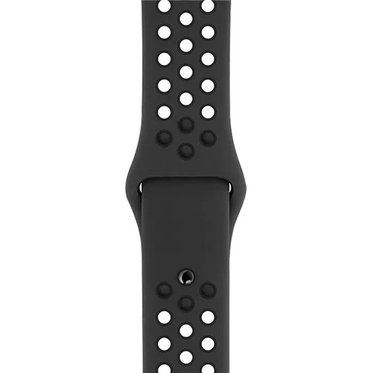 KALEBOL S / M For Apple Watch 10 46mm / Ultra 2 / Ultra 49mm / 9 8 7 45mm / SE (2023) SE (2022) SE 6 5 4 44mm / 3 2 1 42mm Strap - Coal Black+Black