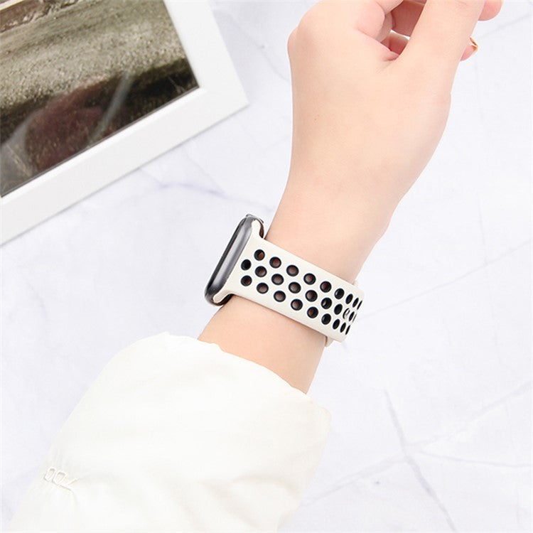 KALEBOL S / M For Apple Watch 10 46mm / Ultra 2 / Ultra 49mm / 9 8 7 45mm / SE (2023) SE (2022) SE 6 5 4 44mm / 3 2 1 42mm Strap - Coal Black+Black