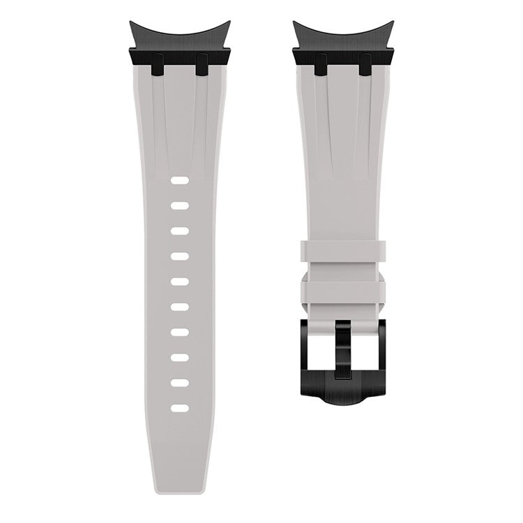 KALEBOL KLB-CXGJ-001 For Samsung Galaxy Watch5 40mm / Galaxy Watch6 Classic 43mm Silicone Watch Strap - Black+Starlight