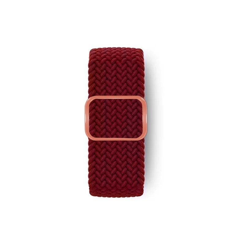 KALEBOL KLB-BZNL-001 For Samsung Galaxy Watch3 45mm / Watch 46mm Watch Band 22mm Nylon Strap - Wine Red
