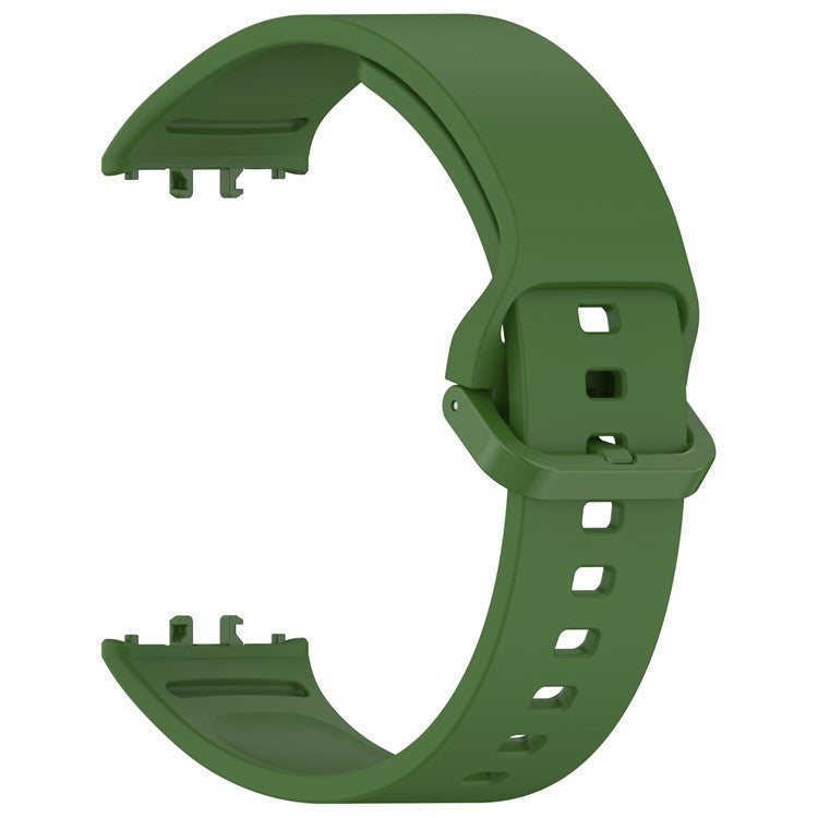 For Samsung Galaxy Fit3 Flexible Watch Strap Silicone Band Wrist Bracelet - Army Green