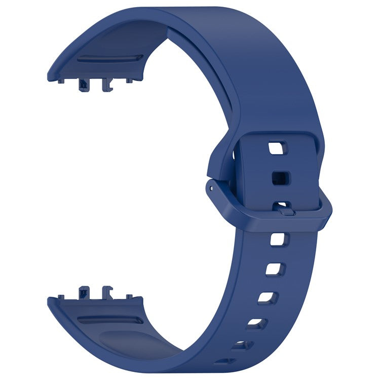 For Samsung Galaxy Fit3 Flexible Watch Strap Silicone Band Wrist Bracelet - Dark Blue