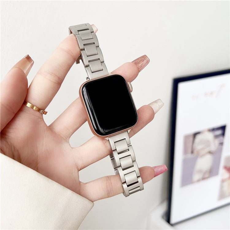 Watch Strap for Apple Watch 9 8 7 41mm / SE (2023) SE (2022) SE 6 5 4 40mm / 3 2 1 38mm Stainless Steel 14mm Watchband - Tarnish