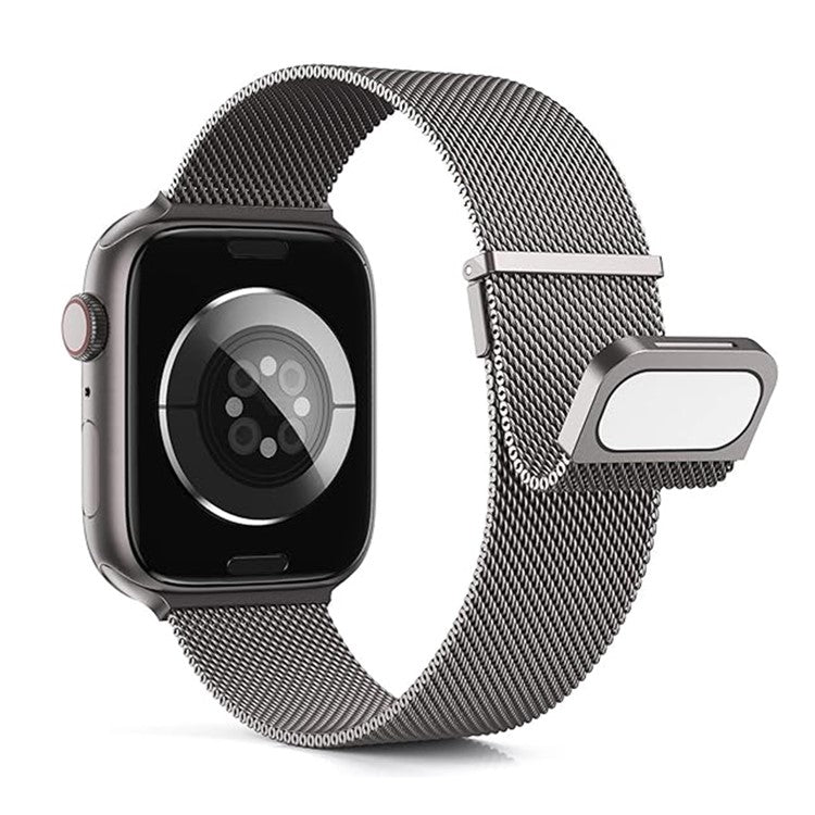 For Apple Watch 10 46mm / Ultra 2 / Ultra 49mm / 9 8 7 45mm / SE (2023) SE (2022) SE 6 5 4 44mm / 3 2 1 42mm Magnetic Watch Strap - Grey