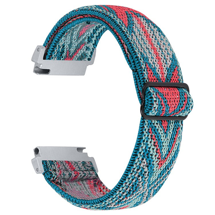 For Verizon GizmoWatch 2 Replacement Nylon Watch Strap Jacquard Elastic Wrist Band - Style K
