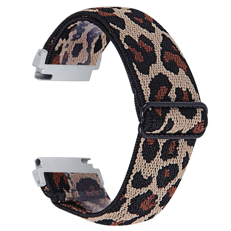 For SyncUP Kids Watch Jacquard Elastic Nylon Strap Adjustable Smartwatch Band - Style A