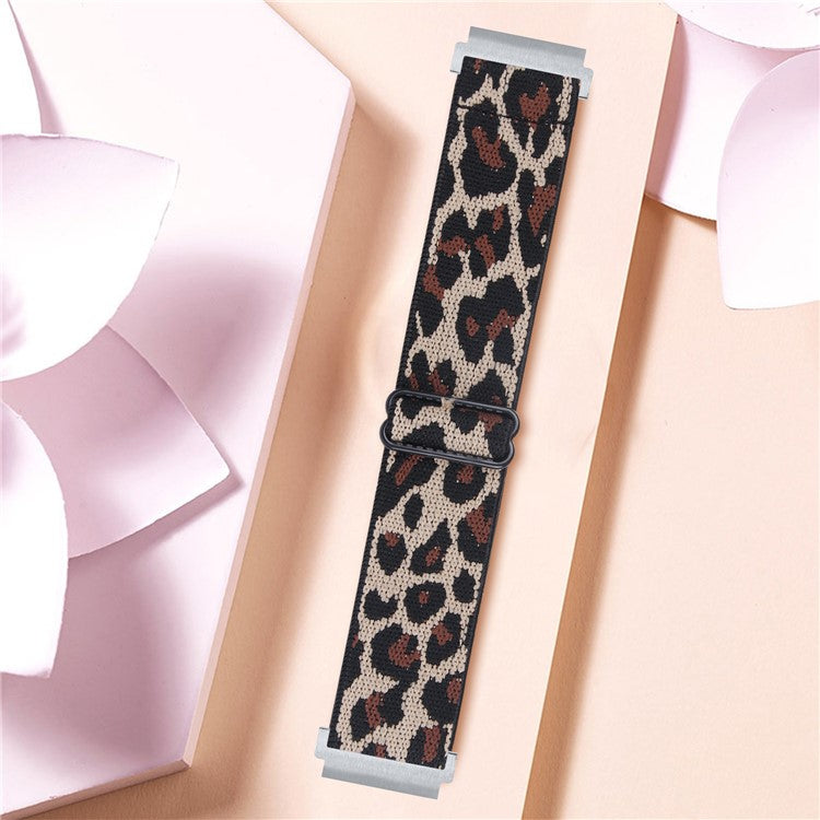 For SyncUP Kids Watch Jacquard Elastic Nylon Strap Adjustable Smartwatch Band - Style A