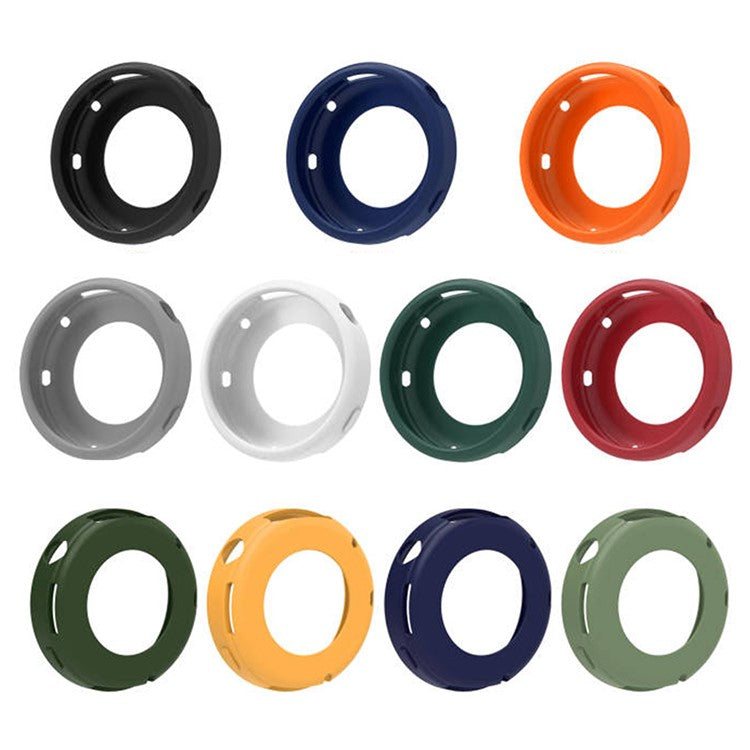 For Huawei Watch GT 4 41mm Replacement Silicone Band with Watch Case - Yellow