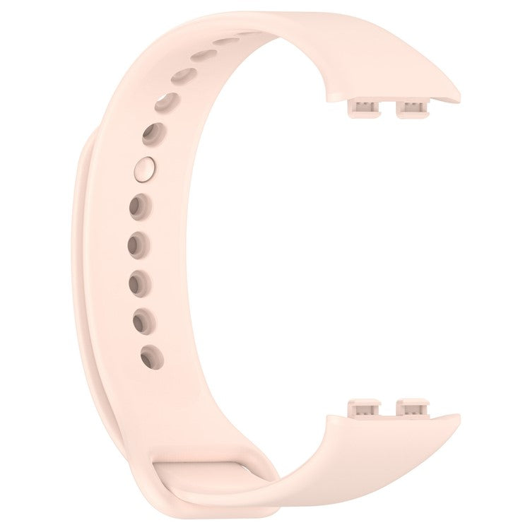 For Honor Band 9 Silicone Watch Strap Replacement Wrist Band - Light Pink