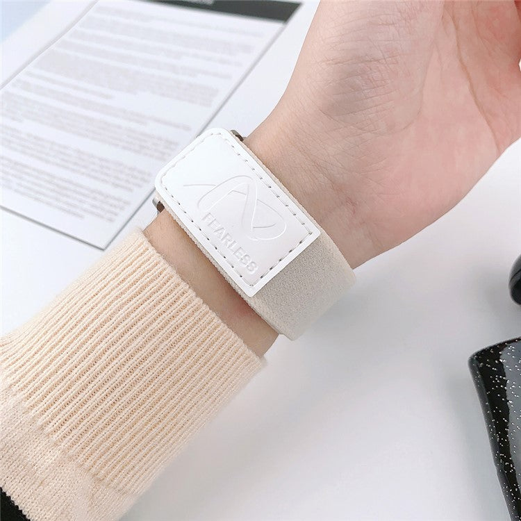 For Apple Watch Series 10 42mm / 9 8 7 41mm / SE (2023) SE (2022) SE 6 5 4 40mm / 3 2 1 38mm Wrist Strap Nylon Watch Band - Starlight