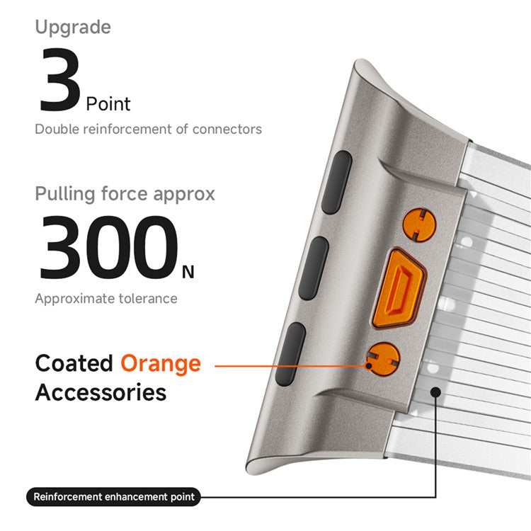 For Apple Watch 10 46mm / Ultra 2 / Ultra 49mm / 9 8 7 45mm / SE (2023) SE (2022) SE 6 5 4 44mm / 3 2 1 42mm Silicone Strap - Titanium+Transparent Blue