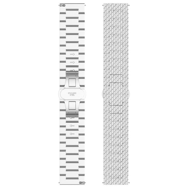 For Huawei Watch GT 3 42mm / GT 3 Pro 20mm Stainless Steel Watch Strap with Buckle - Gold