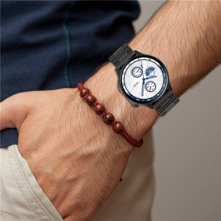 For Huawei Watch GT 3 42mm / GT 3 Pro 20mm Stainless Steel Watch Strap with Buckle - Gold