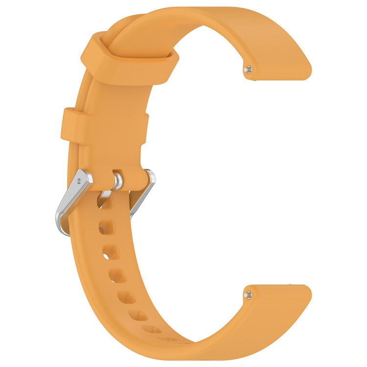 For Garmin Lily 2 Silicone Watch Bands 14mm Waterproof Soft Replacement Straps - Yellow