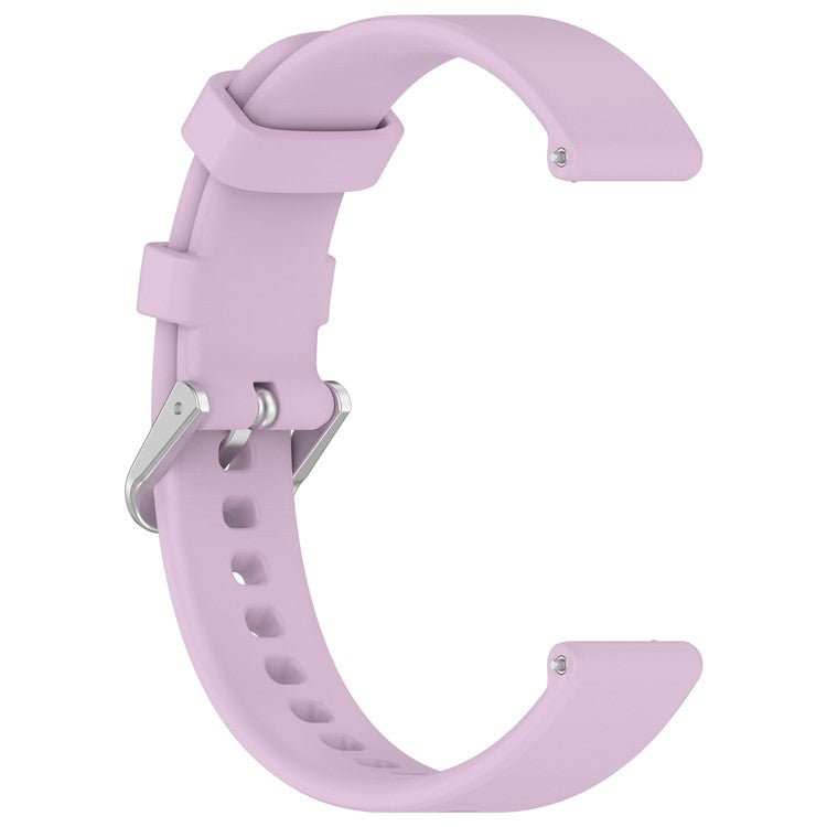 For Garmin Lily 2 Silicone Watch Bands 14mm Waterproof Soft Replacement Straps - Purple