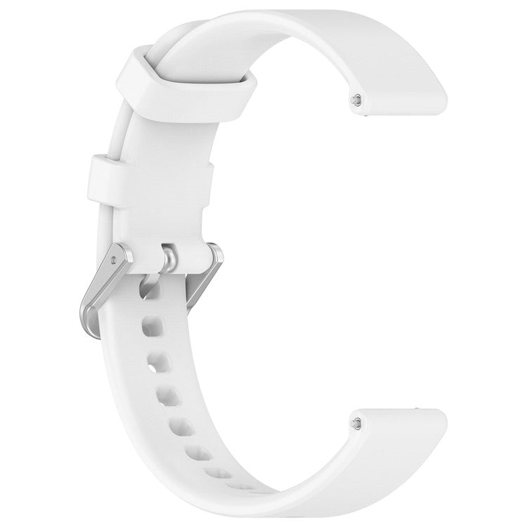 For Garmin Lily 2 Silicone Watch Bands 14mm Waterproof Soft Replacement Straps - White