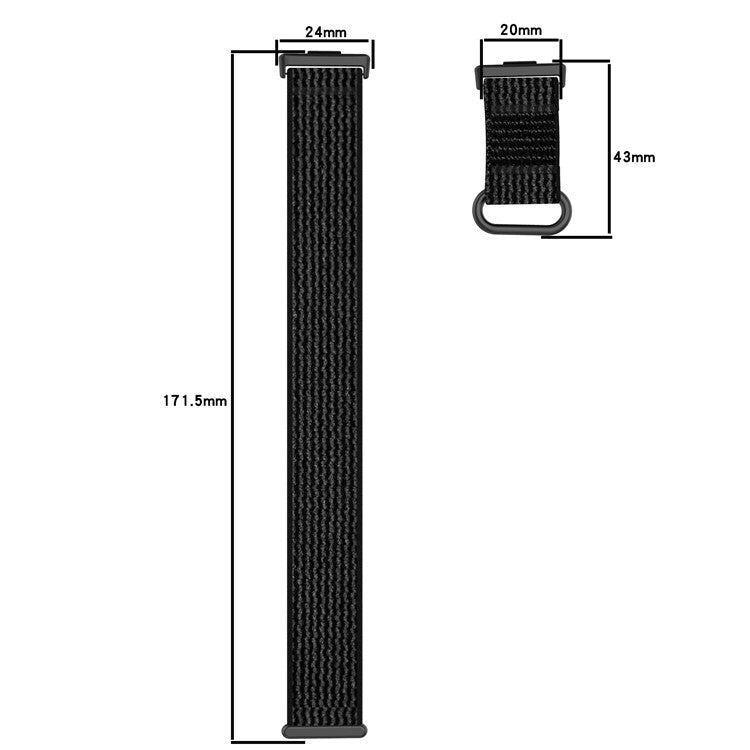 For Huawei Watch Fit 3 Wrist Watch Band Nylon Comfortable Strap Replacement - Yellow+Grey
