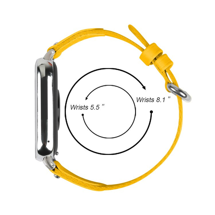 For Xiaomi Redmi Watch 4 Nylon Canvas Watch Strap Multiple Holes Design Watch Band - Yellow