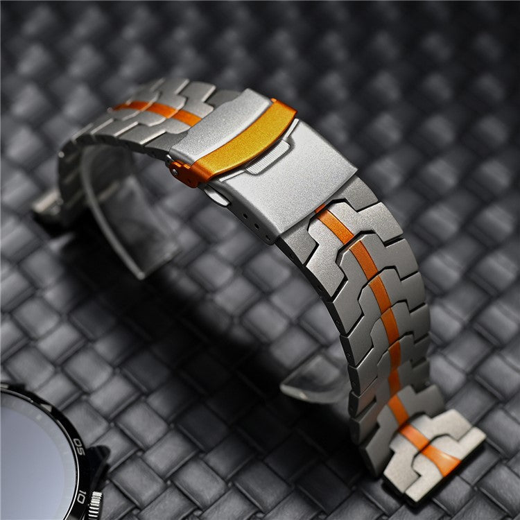 For Huawei Watch GT 4 / GT 3 / GT 2 46mm Replacement Strap 22mm Metal Watch Band - Titanium