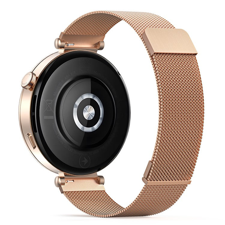 DUX DUCIS For Huawei Watch GT 4 41mm Replacement Band 18mm Milanese Magnetic Watch Strap - Gold
