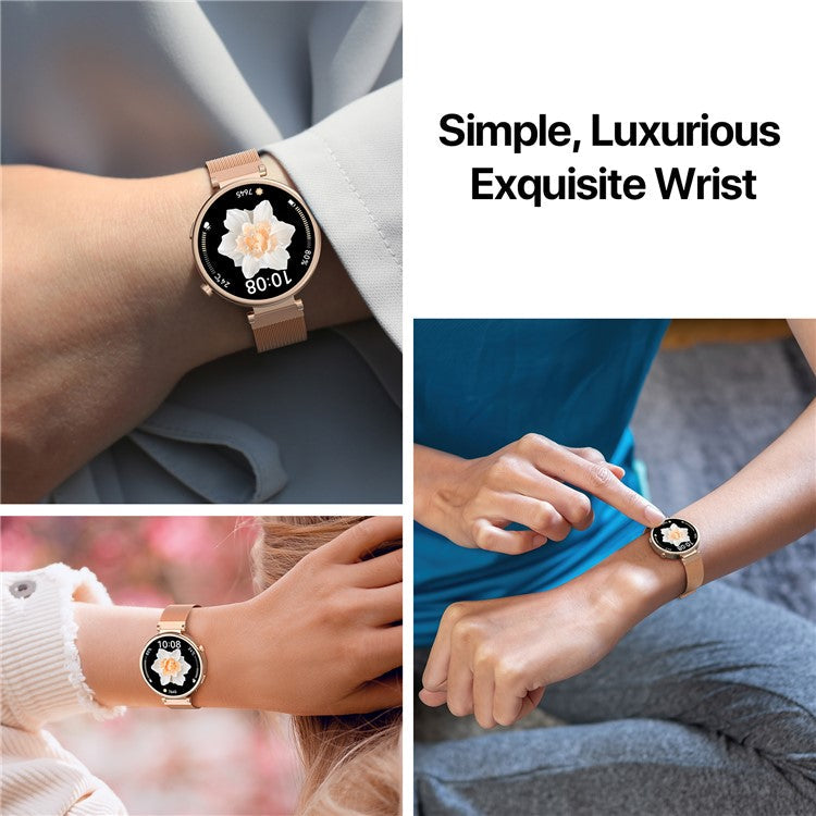 DUX DUCIS For Huawei Watch GT 4 41mm Replacement Band 18mm Milanese Magnetic Watch Strap - Gold