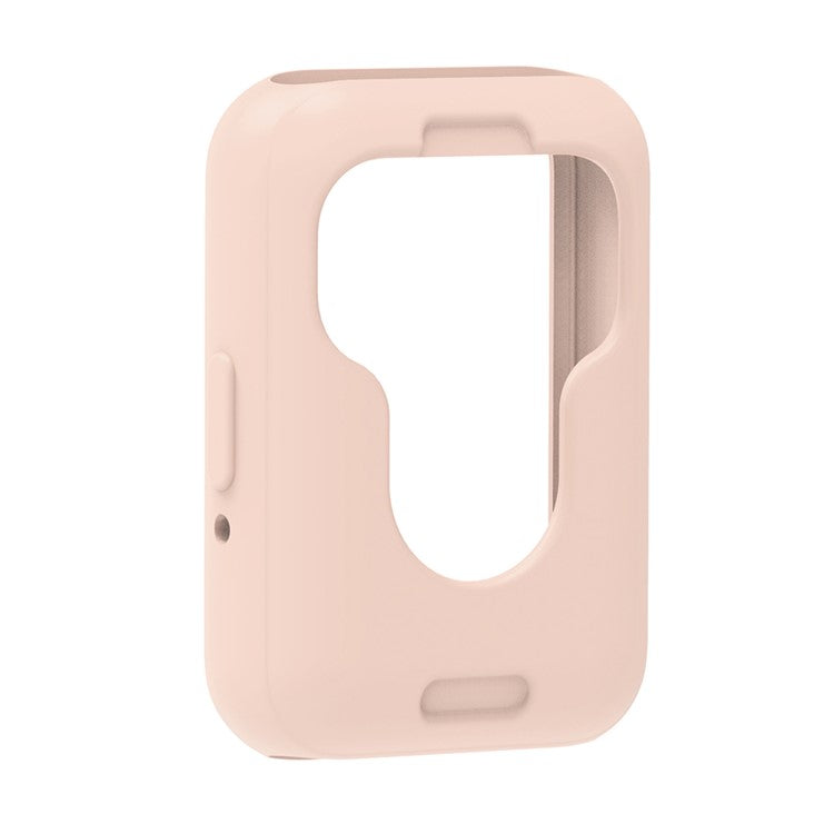 For Samsung Galaxy Fit3 Silicone Strap Replacement Wrist Band with Watch Case - Pink