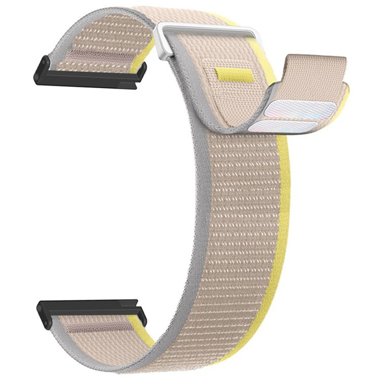 For Suunto Spartan Sport Wrist HR Baro / Suunto 9 Nylon Watch Band 24mm Loop Fastener Strap - Black