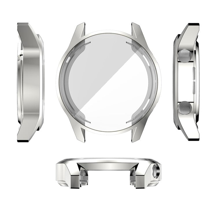 Electroplated TPU All-around Protective Case for Huawei Watch GT 2 46mm - Silver