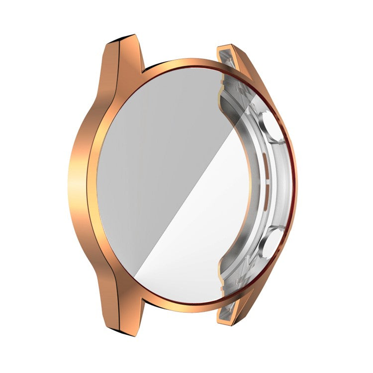 Electroplated TPU All-around Protective Case for Huawei Watch GT 2 46mm - Rose Gold