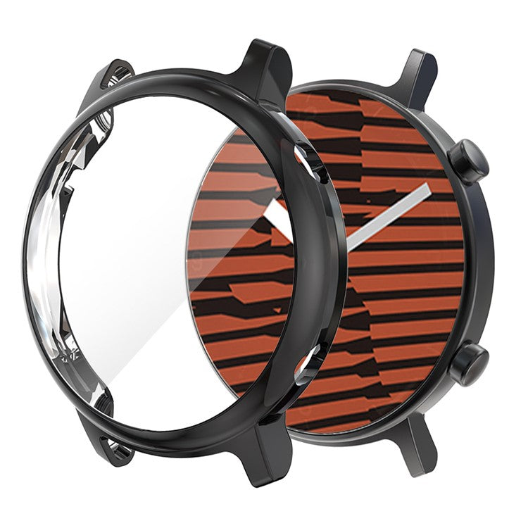 Electroplated TPU All-wrapped Protector Cover for Huawei Watch GT 2 42mm - Black