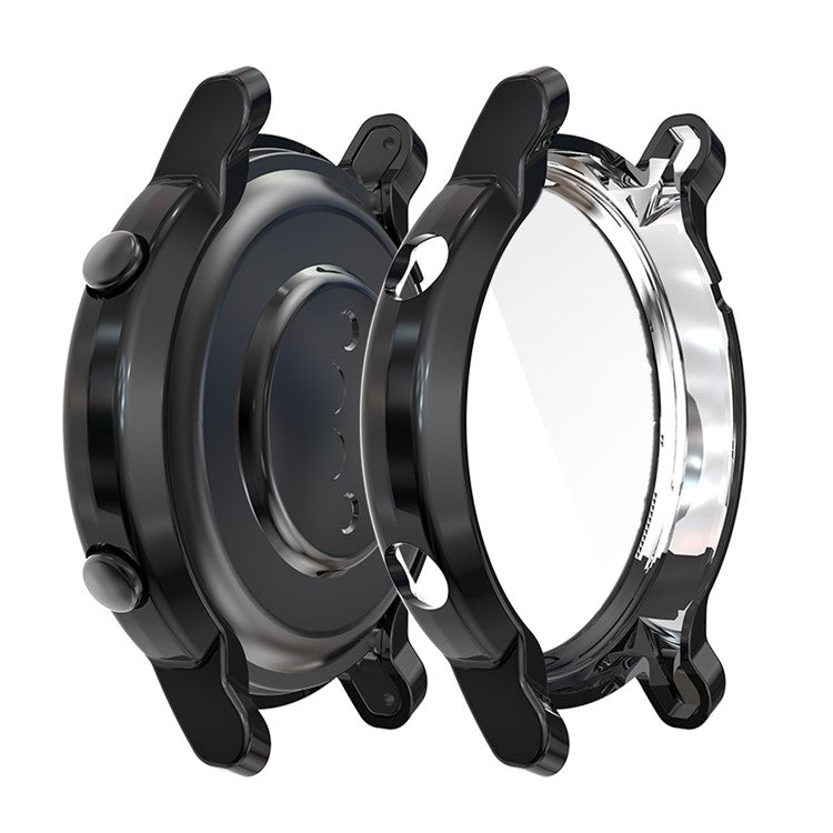 Electroplated TPU All-wrapped Protector Cover for Huawei Watch GT 2 42mm - Black