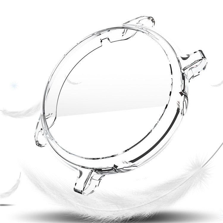 Electroplated TPU All-wrapped Protector Cover for Huawei Watch GT 2 42mm - Transparent