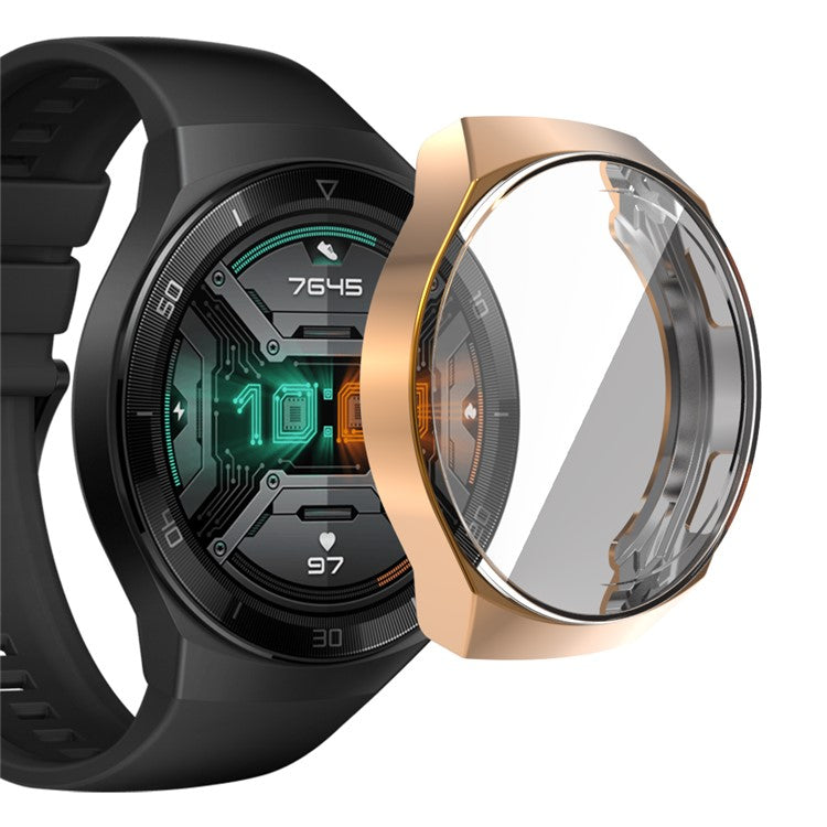 All-round Protective Electroplating TPU Shell for Huawei Watch GT 2e - Rose Gold