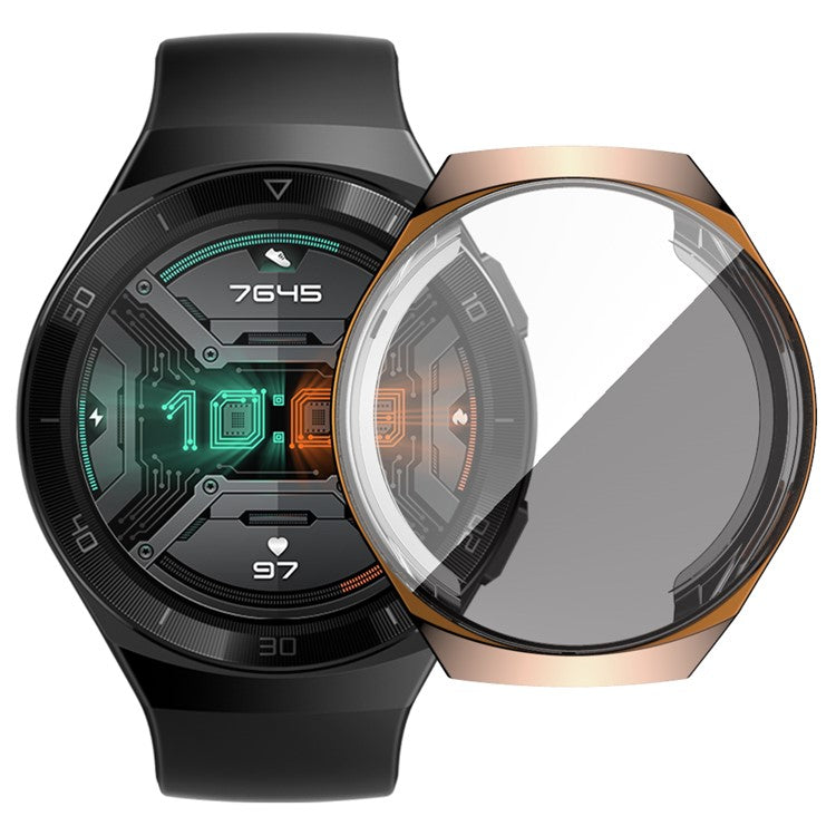 All-round Protective Electroplating TPU Shell for Huawei Watch GT 2e - Rose Gold