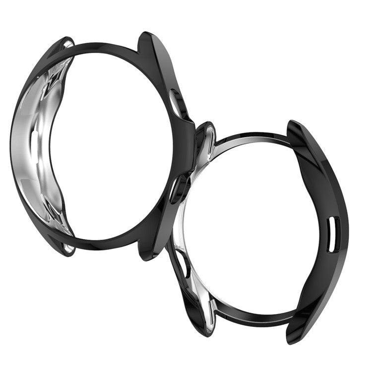 Electroplating TPU Protector Watch Bumper Case for Samsung Galaxy Watch3 45mm - Black
