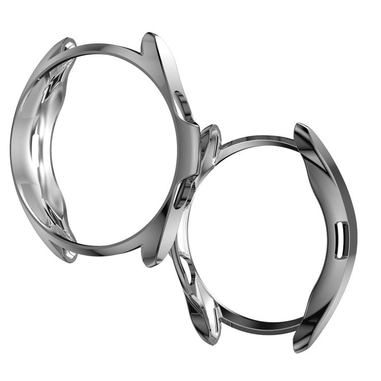 Electroplating TPU Protector Watch Bumper Case for Samsung Galaxy Watch3 45mm - Grey