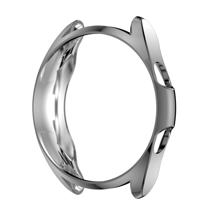 Electroplating TPU Protector Watch Bumper Case for Samsung Galaxy Watch3 45mm - Grey