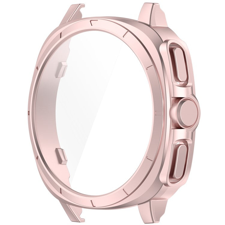 For Samsung Galaxy Watch7 44mm Anti-Collision TPU Watch Case Protective Frame - Pink